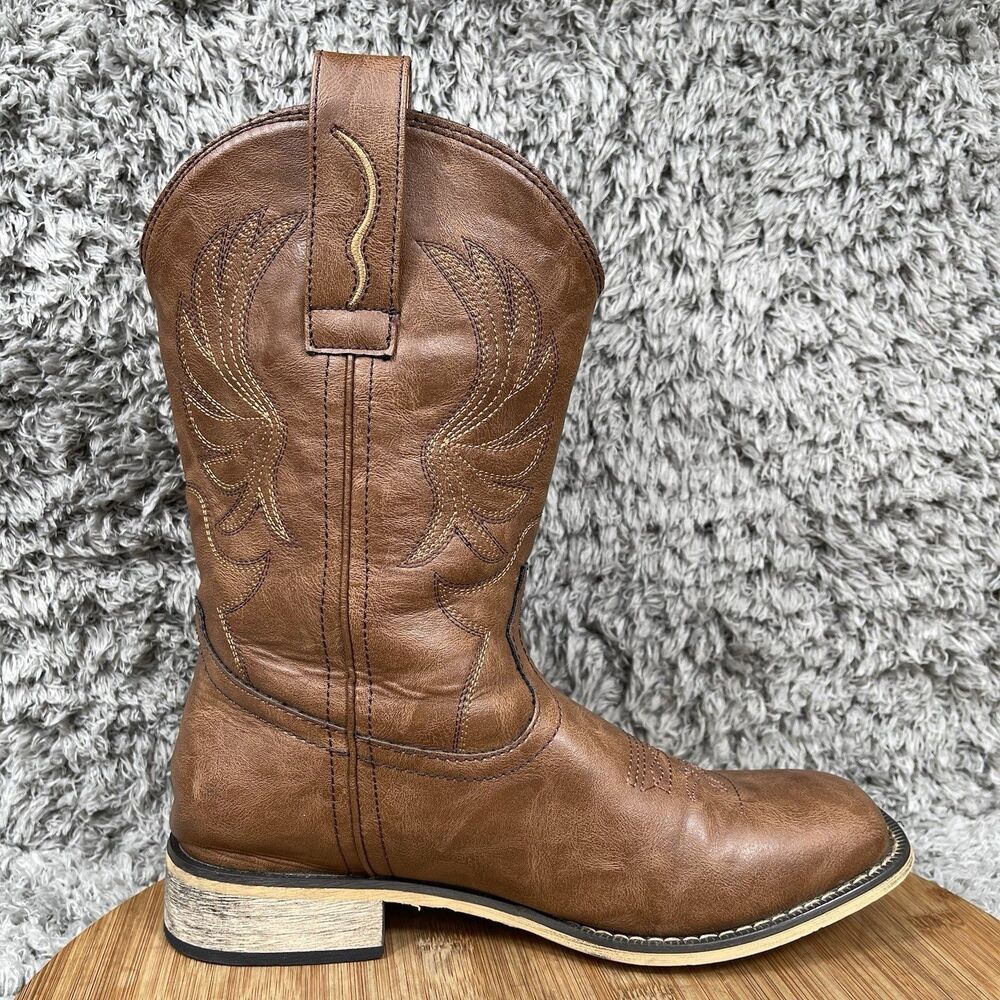 Rollda Kids Cowboy Western Boots Size 7 Riding Rodeo - Picture 6 of 9